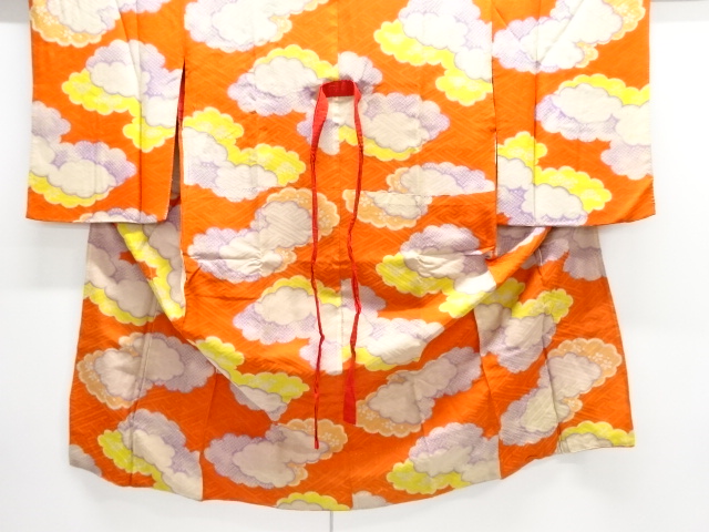 JAPANESE KIMONO / ANTIQUE JUBAN / CLOUD